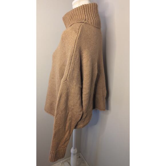 Madewell cozy fall Sadler turtleneck knit sweater lg - Picture 3 of 9
